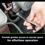 Der Erwachte Super-Thin Open End Wrench Set, Metric, 8-Piece, Including 6, 7, 8, 9, 10, 11, 12, 13, 14, 15, 16, 17, 18, 19, 22, 24 mm, Slim Spanner Wrench Set with Rolling Pouch