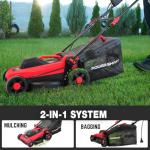 PowerSmart Push Electric Lawn Mower 14-Inch 12.5AMP with Adjustable Cutting Heights 2026 Version