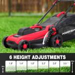 PowerSmart Push Electric Lawn Mower 14-Inch 12.5AMP with Adjustable Cutting Heights 2026 Version