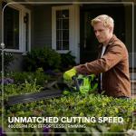 Greenworks 40V 26in Brushless Hedge Trimmer, Tool only