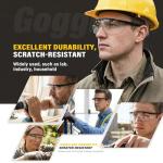 12 Pack Safety Glasses Bulk Anti-Fog, Adjustable Temple Safety Goggles, UV Protection Scratch Resistant Polycarbonate Lens, Protective Eyewear with ANSI Z87.1 for Construction, Lab, Outdoor Work