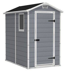 Keter Manor Resin Garden Storage Shed Set
