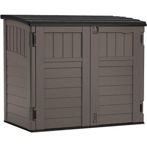 Suncast Kensington Horizontal Storage Shed - Gray