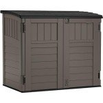 Suncast Kensington Horizontal Storage Shed - Gray