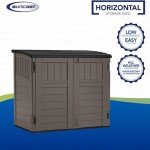 Suncast Kensington Horizontal Storage Shed - Gray