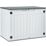 YITAHOME 47 Cu Ft Outdoor Resin Storage Shed