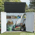 YITAHOME 47 Cu Ft Outdoor Resin Storage Shed