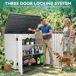 YITAHOME 47 Cu Ft Outdoor Resin Storage Shed