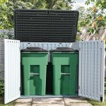 YITAHOME 47 Cu Ft Outdoor Resin Storage Shed