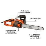 Black + Decker 15A Electric Chainsaw, 18-inch