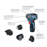 BOSCH 12V Max Flexiclick Drill/Driver System