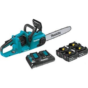 Makita 18V X2 Cordless 14-Inch Chainsaw with Batteries