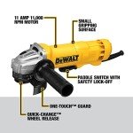 DEWALT 11-Amp 4-1/2-Inch Corded Angle Grinder