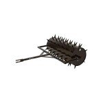 36" Lawn Mower Aerator Roller with Water Holder