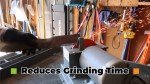Bench Grinder Lawn Mower Blade Sharpener Wheel