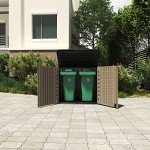 HOMSPARK Weather-Resistant Outdoor Storage Cabinet 26 cu.ft