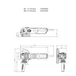 Metabo 6-inch 13.5 Amp Angle Grinder