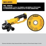 DEWALT 20V MAX 4.5-Inch Lithium Ion Grinder