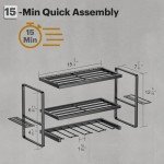 Power Tool Organizer with Charging Station & Drill Holders