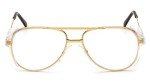 Pyramex Pathfinder Clear Safety Glasses with Gold Frame