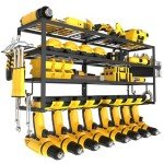 Mefirt Heavy Duty Power Tool Organizer Rack