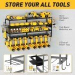 Mefirt Heavy Duty Power Tool Organizer Rack
