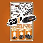 Worx 20V Cordless Hedge Trimmer with Extension Pole