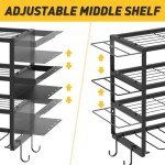 Mefirt Heavy Duty Power Tool Organizer Rack