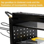 Modular Power Tool Wall Organizer with Charging Station