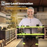 Heavy-Duty Power Tool Organizer with Power Strip