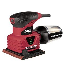 SKIL 7292-02 2.0 Amp Palm Sander, Red
