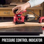 SKIL 7292-02 2.0 Amp Palm Sander, Red