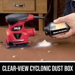 SKIL 7292-02 2.0 Amp Palm Sander, Red