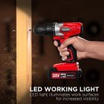 AVID POWER 20V Cordless Drill and Bit Set