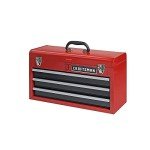 Craftsman Portable Red Metal Toolbox with 3 Drawers