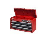 Craftsman Portable Red Metal Toolbox with 3 Drawers