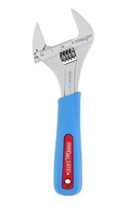 Channellock 8WCB WideAzz Adjustable Wrench with Blue Grips