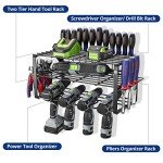 WORKPRO Wall-Mounted Power Tool Organizer Rack