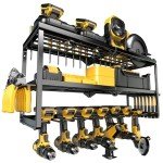 Amoowis Heavy-Duty Power Tool Organizer Rack