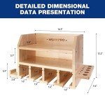 WORKPRO Wall-Mounted Power Tool Organizer Rack