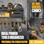 Amoowis Heavy-Duty Power Tool Organizer Rack