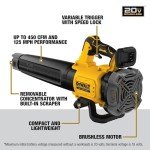 DEWALT 20V MAX Cordless Leaf Blower, 125-MPH