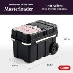 Keter Masterloader Rolling Tool Box with Bins