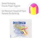 High Visibility Disposable Foam Earplugs - 100 Pairs