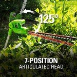 Greenworks 40V Cordless 20" Hedge Trimmer Bundle