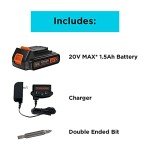 BLACK+DECKER 20V Cordless Drill LD120VA 3/8