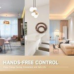 ECOELER 4-Pack Motion Sensor Light Switches