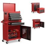 Goplus 5-Drawer Rolling Tool Chest Organizer