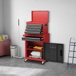 Goplus 5-Drawer Rolling Tool Chest Organizer