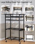 Rolling Tool Organizer with Wheels for Drills